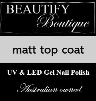 Gel Nail Polish - Matt topcoat